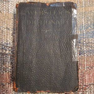 Antique 1923 Webster's New Modern English Dictionary